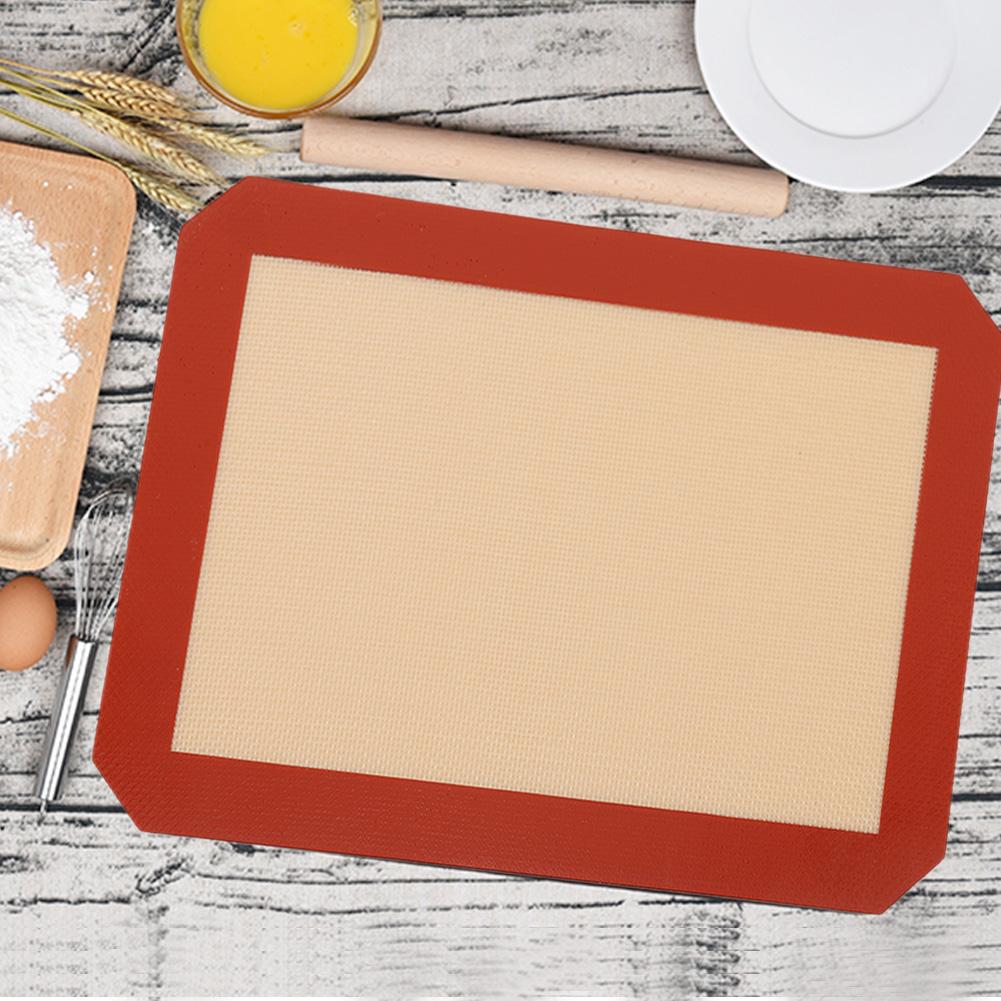 Nonstick Baking Mat Heat Resistant Kitchen Oven Wahsable Silicone Mat
