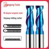 Tiangong 65° Tungsten Steel 2-Flute Keyway Carbide Milling Cutter for Stainless Steel CNC Tools