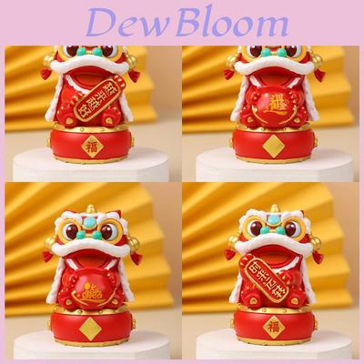 Chinese Style Resin Lion Figurine Home Decor For New Year Celebration Gift