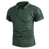 Schnelltrocknendes Poloshirt mit Kragen, locker geschnitten, kurzärmelig, für Outdoor-Sport, kurzärmeliges T-Shirt