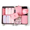 8Pcs Foldable Travel Organizer Set Large Capacity Luggage Storage Bags Portable Wardrobe  Underwear