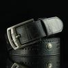 Brown Faux Leather Punk Fashion Belt with Alloy Pin Buckle and Rivet Strap