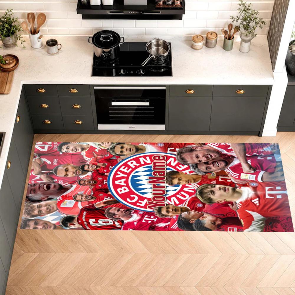 Bayern Munich Customize Your Name Kitchen Rug Runner Rug Laundry Mat Hallway Entryway The Best Gift Choice