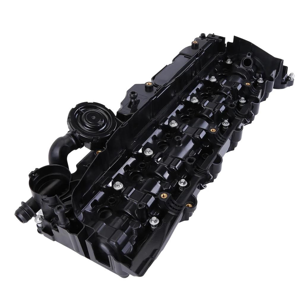 Plastic Valve Cover Cylinder Head Applicable for B-MW 3er, 4er, 5er, 6er X3, X4, X5, X6 3.0-liter valv-e cov-ers 11127812894