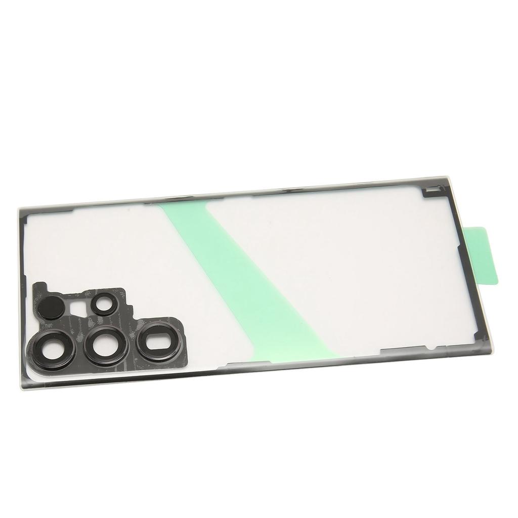 Back Glass Cover Replacement for Galaxy S23 Ultra 5G Transparent Phone Rear Panel Housing Cover with Camera Lens Phone