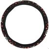 Housse De Volant De Voiture - Minnie Mouse - Rose Noir - Diamètre 37/39 Cm - Antidérapant