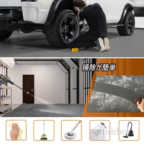 2mm Thick Shock-Absorbing Rubber Floor Mat for Garages, Parking Lots, Rolls Available In 1m, 2m, 3m, and 5m Lengths. Waterproof, Flame-Retardant, and
