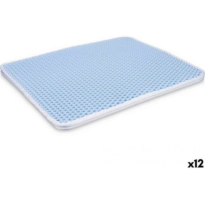 Tapis de Litière - X X - Bleu - 50x40x1,5 cm - Pour Chat - 12 Unités