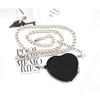 Metal Fashion Women Waist Chain With Detachable Heart Shaped Pendant Bag