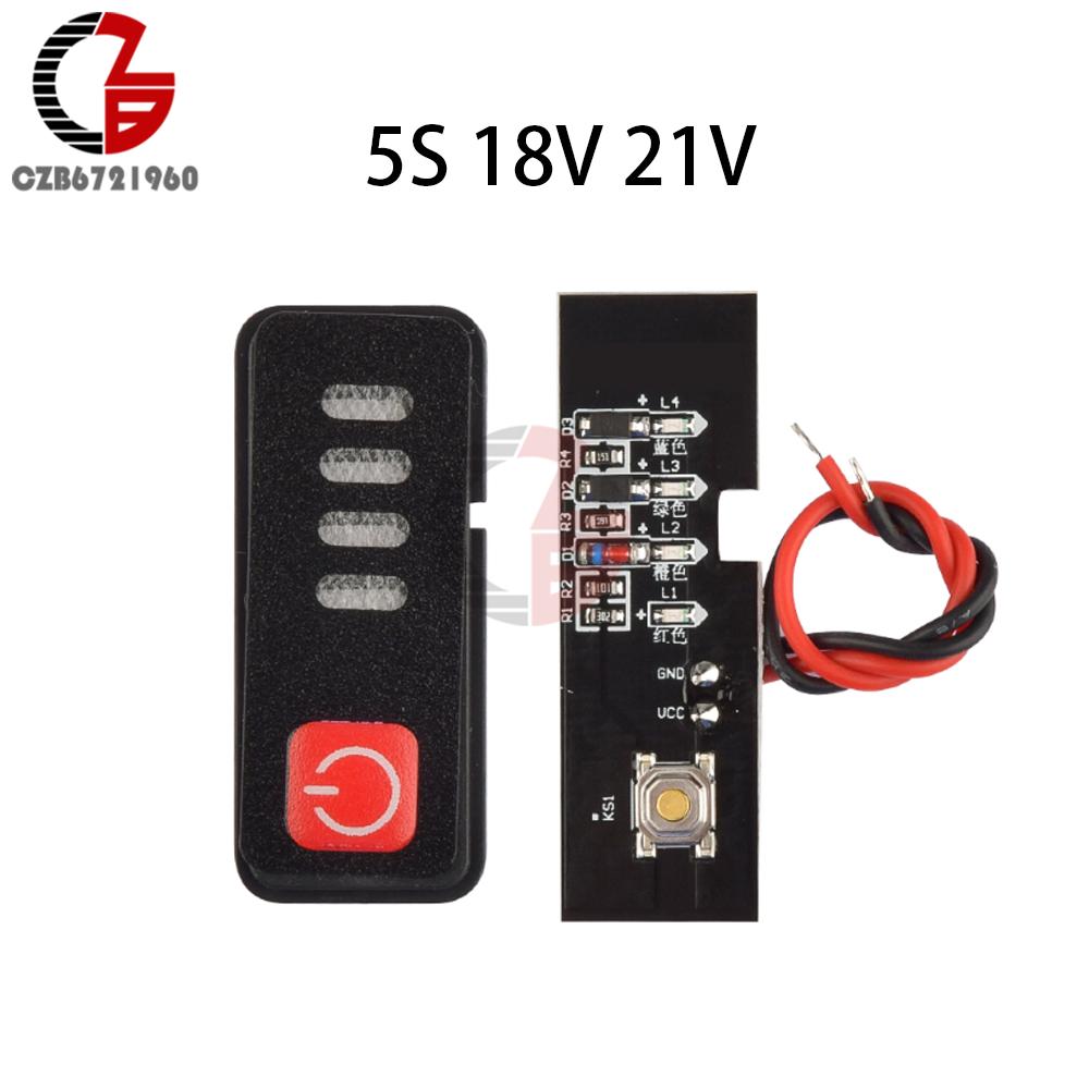 1-7S 18650 Lithium Battery Pack Power Indicator 5S 18/21V Battery Level Indicator Capacity Tester Power Percentage Display Board