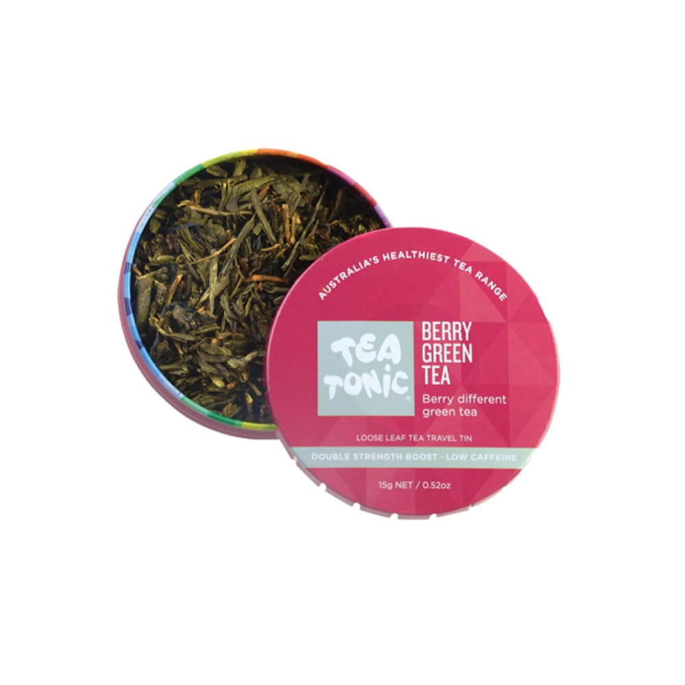 Tea Tonic Berry-Green Tea Travel Tin 15g