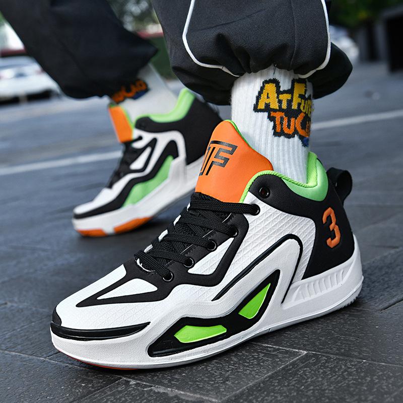 Large Size Youth Basketball Shoes, Combat Boots, Boys and Girls, Small and Medium-sized Shoes, New Children's School Jinjiang Shoes, One Piece 2025