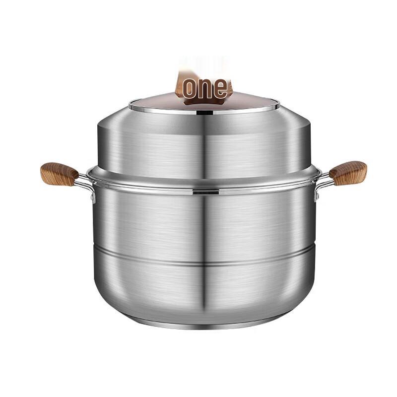 Double-Layer Stainless Steel Steamer