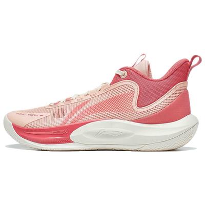 Li Ning SONIC Team CNY Comfortable Cushioning, Wear Resistant Mid Top Basketball Shoes Men's ABPT057-3