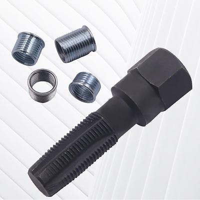 Kit de réparation de filetage de bougie d'allumage 14 mm Outil de réparation de filetage de cylindre de voiture Bougie d'allumage