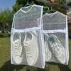 Durable Fabric Drying Net Bag Reusable Laundry Bag Sneaker Wash Bag  For Shoes Clothing Airing