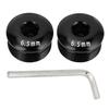 2PCS Aluminum Alloy Cycle Pedal Dust Cap 6.5mm Cycle Pedal Locking Screw Bike Repair
