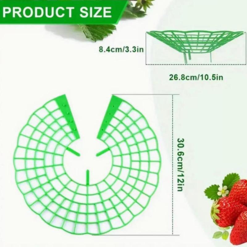 10pcs Anti rot green plant support Fruit support frame Strawberry plant scaffold Strawberry planting three-dimensional rack tray