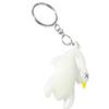 Uv Color Changing Duck Pendant for Car Rearview Mirror Decoration Funny Animal Keychain Ornament Bag Accessory