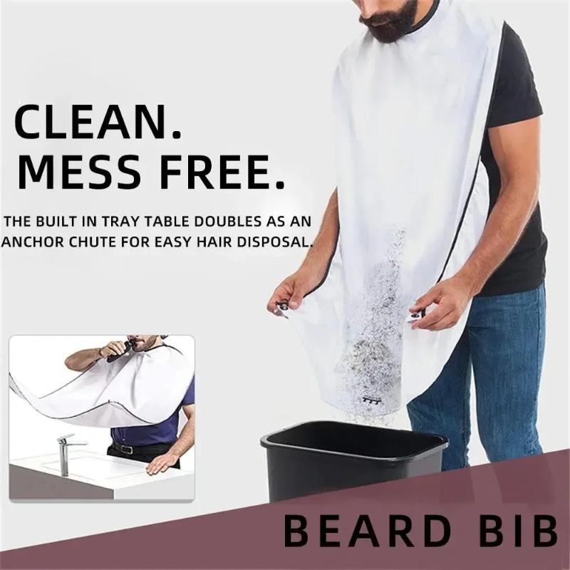1/3/5PCS Male Beard Catcher Apron Shaving Cape Bib Hair Clean Shaver Grooming Protector for Men Bathroom Shaving Tool Gift