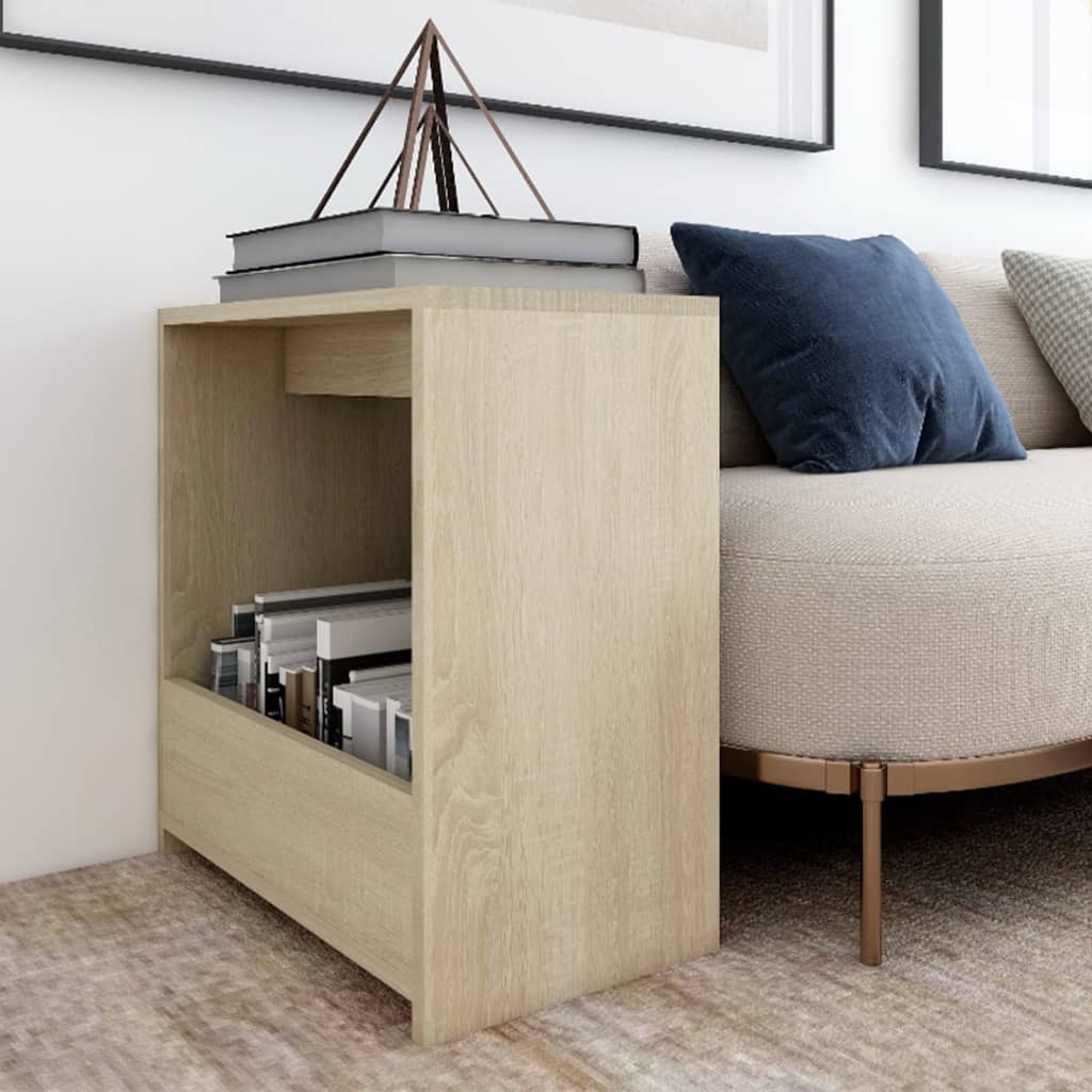 Side Table Sonoma Oak 50x26x50 cm Particleboard