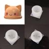 Handmade Cone Ice Cream Mold Rabbit Head Silicone Mold Baking Fondant Mold Chocolate Cake Decorating Tool Home Decors