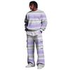 Set da Uomo con Felpa a Strati e Pantaloni Cargo con Vita Elasticizzata
