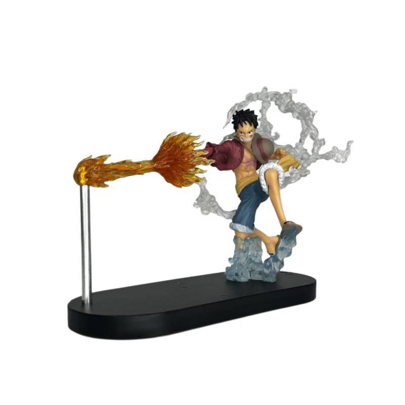ONE PIECE peripheral figure, night light version, fire fist Luffy statue, fire fist Ace doll model ornament two-dimensional element