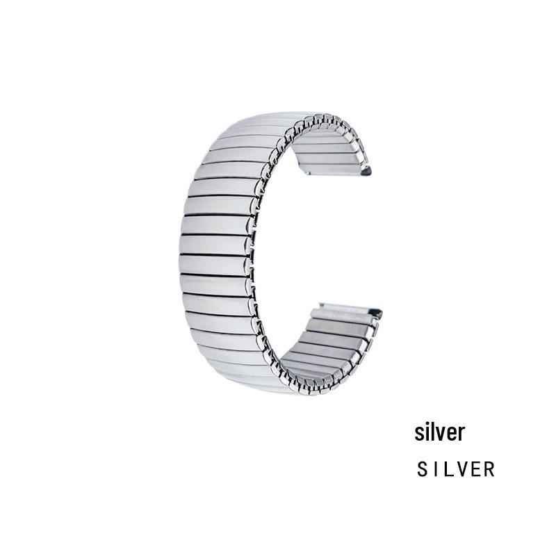 Stainless Steel Elastic Watch Band for Apple and Huawei Smartwatches