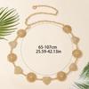 Waist Belt Hot Girl Stylish Metallic Cowboy Adjustable Body Chain for Dress