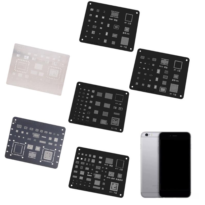 Professional Planting Tin Net Steel Reballing Stencil Kit Suitable for Mobile Phone Repair for Chip Tin Planting Solder