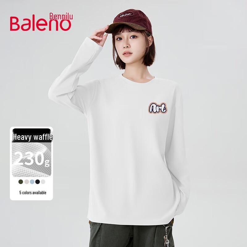 Baleno Men s Waffle Knit Long-Sleeve Crew Neck T-Shirt XL