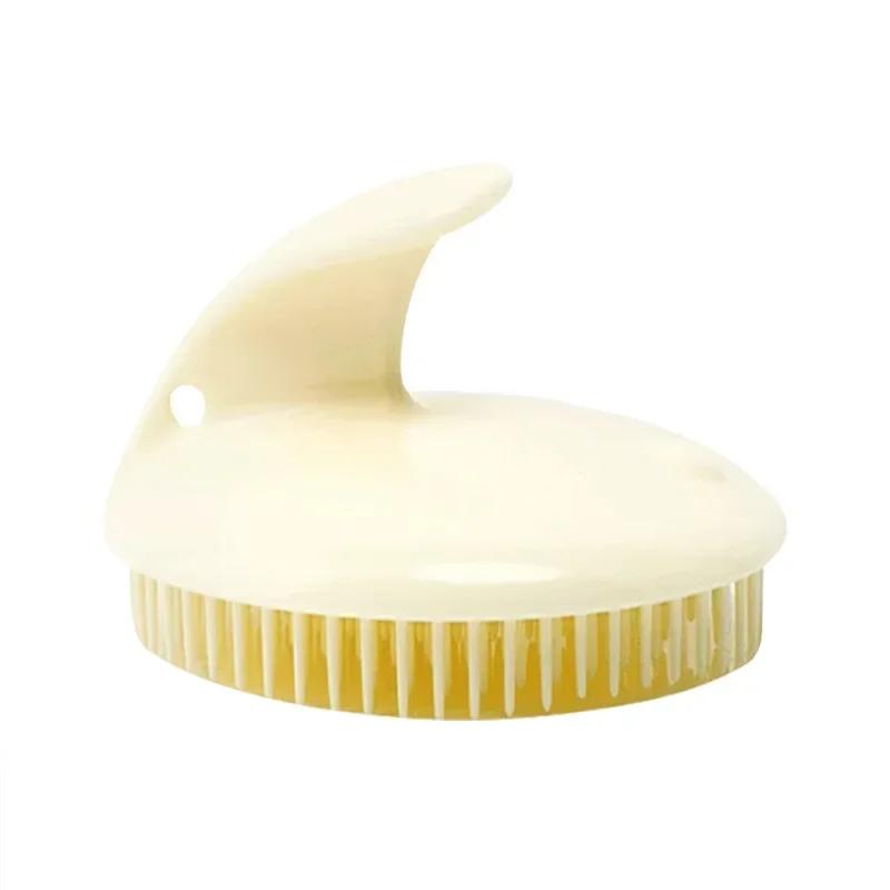 

Силиконовая щетка для шампуня, массажная расческа для головы, расческа для мытья волос, массажная щетка для тела, щетка для ванны, душа, парикмахерский инструмент