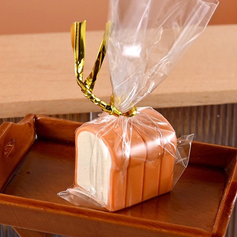 5Pcs/Set Miniature 1/6 1/12 Dollhouse Simulation Toast Bread Dollhouse Miniature Food Breakfast Snack Dessert Kitchen Toy