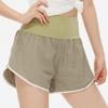 2023 Women's Quick-Dry High-Waist Running Shorts with Phone Pocket and Anti-Exposure Feature