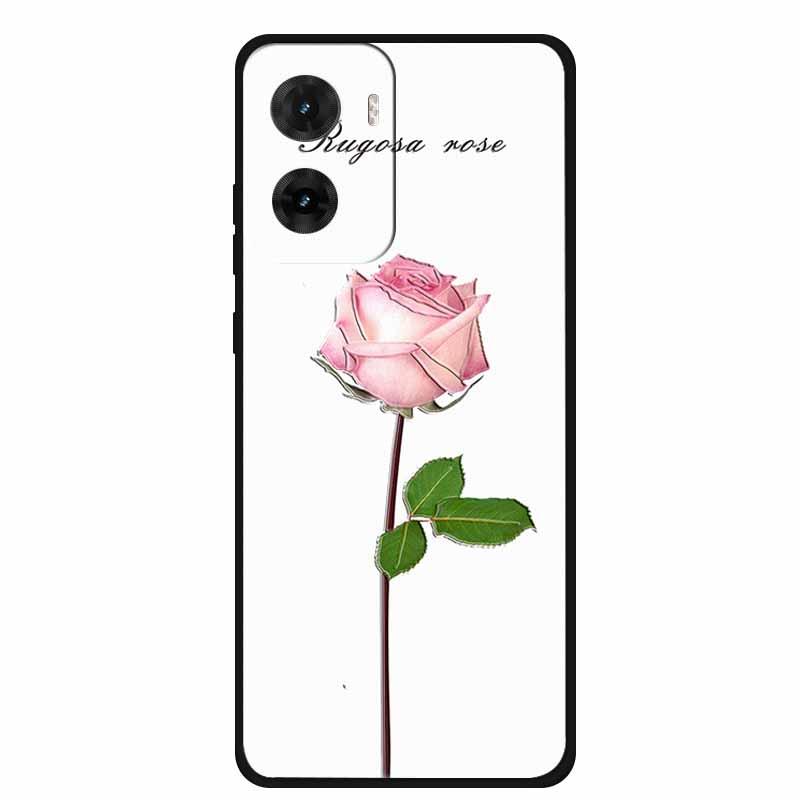 3D Emboss Case For Motorola G06 Phone Case Flowers Shockproof Soft Silicone Coque For Motorola E15 G05 G06 Power Back Cover Case