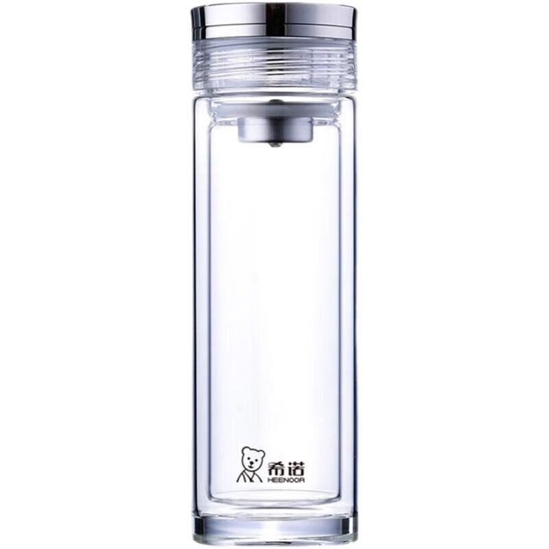 Heenoor XN-7052 Double Wall Glass Infuser Bottle