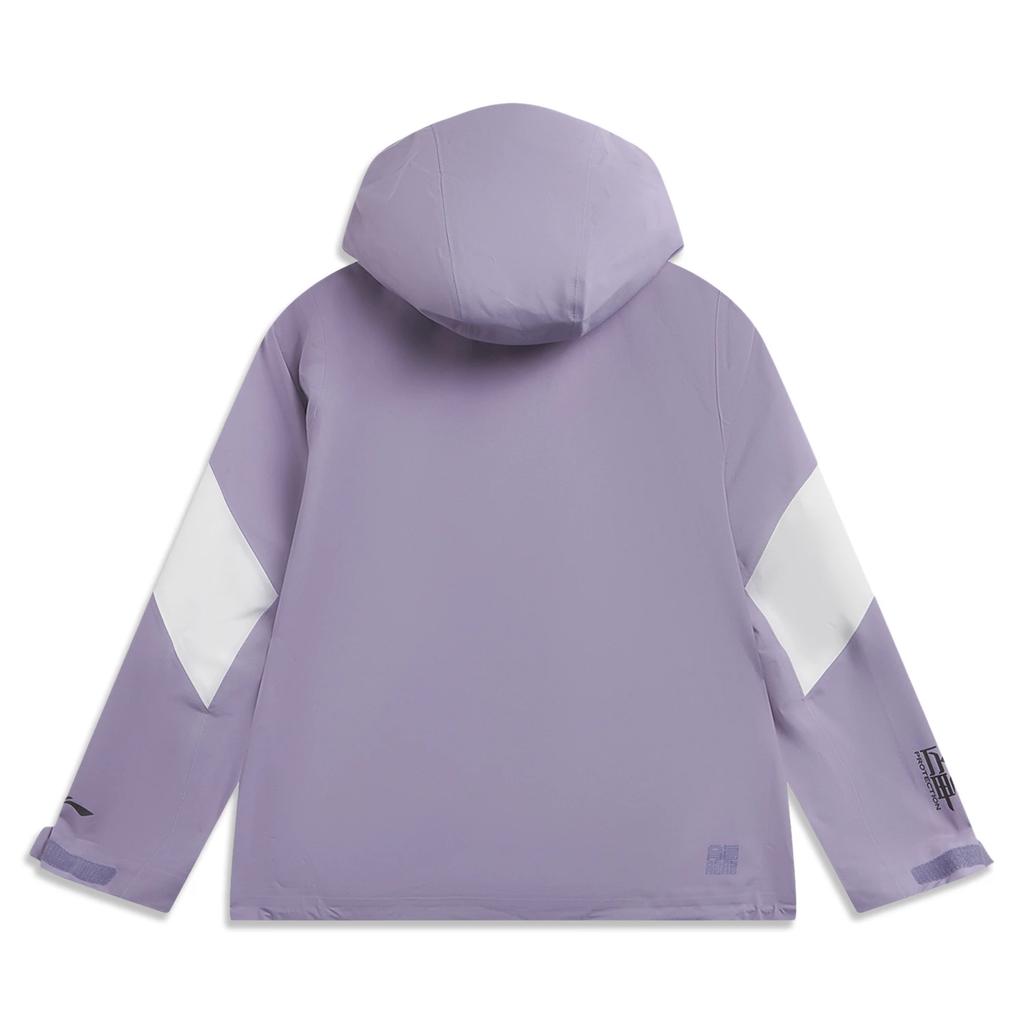 Li Ning Outdoor CF Water Resistant Windproof Single Layer Jacket Women jackets Mineral-Purple AEMW014-3