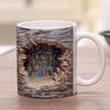 Bibliotheksregal Tasse, Coole Lesezeichen Keramik Kaffeetasse, Buchliebhaber Geschenk, Kreative Buchclub Tasse Kaffeetasse