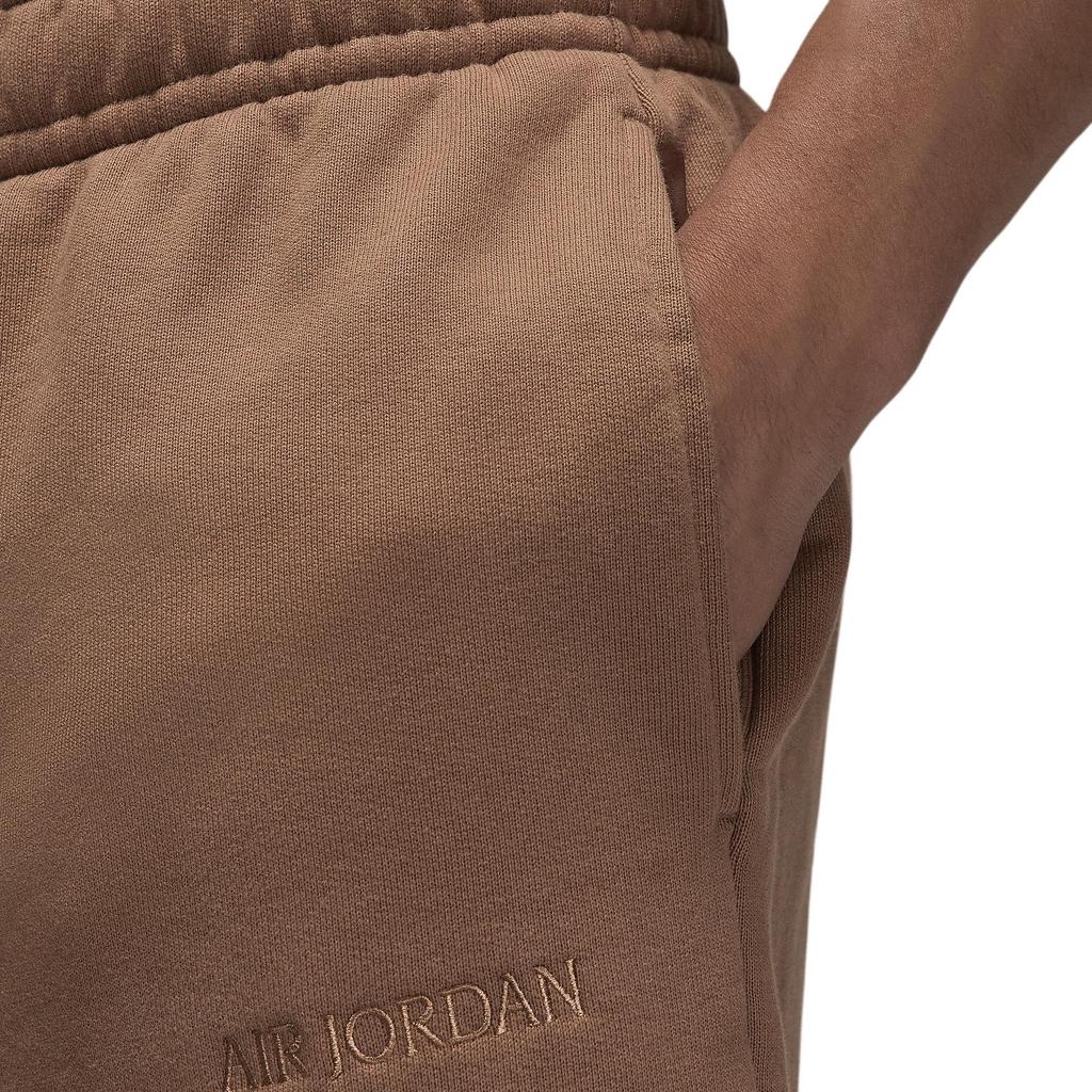 Jordan Letter Embroidery Elastic Waist Five-Point Casual Shorts Men Shorts Brown FZ8939-223