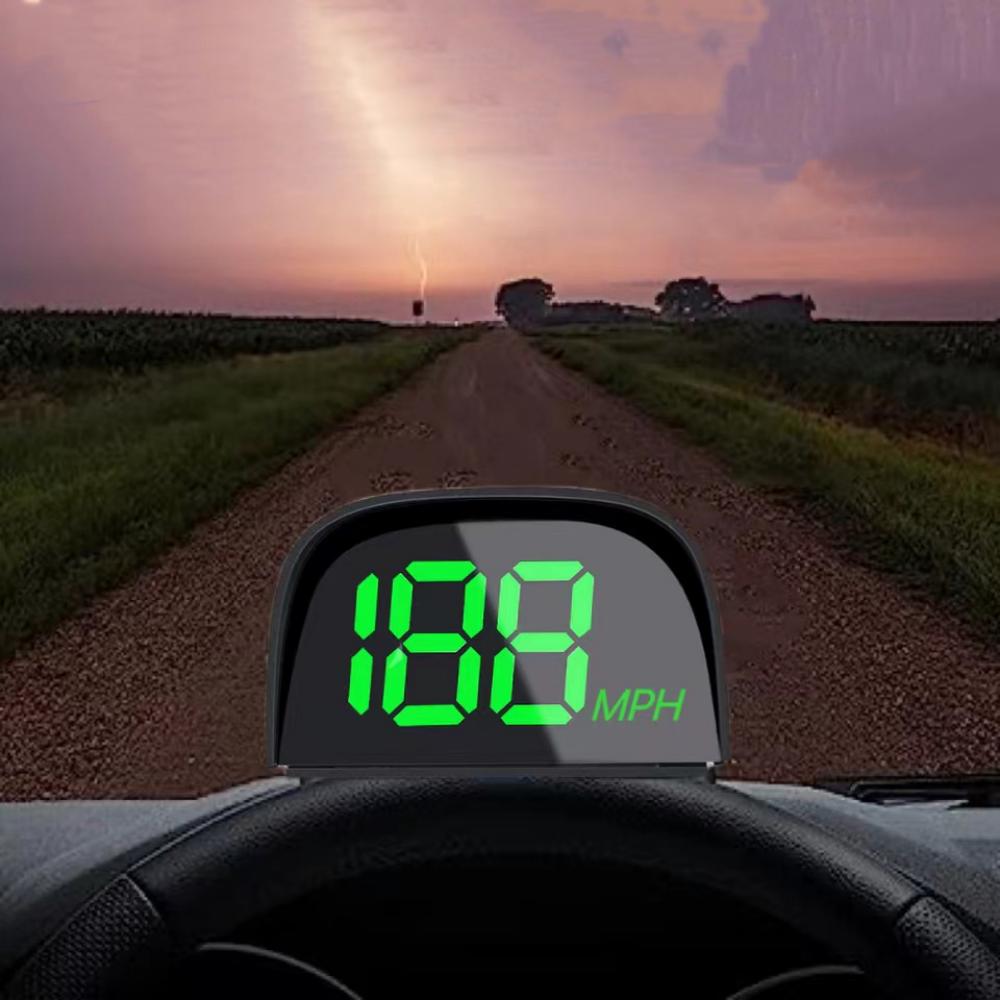 New HUD GPS Head Up Display Speedometer Odometer Car Digital Speed MPH Universal