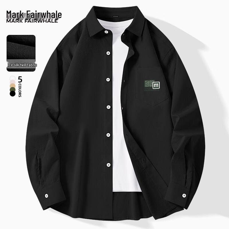 

Mark Fairwhale Men s Ice Silk Long-Sleeve Shirt 3XL