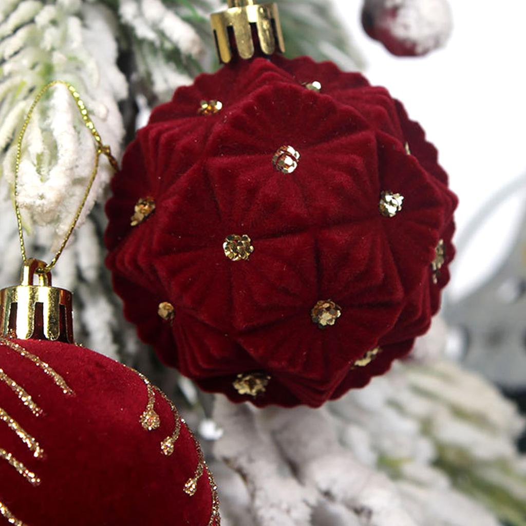 Palline di Natale 616 Set Regalo - Decorazioni da Appendere Verniciate Galvanizzate