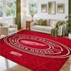 Detroit Red Wings Design Kristall-Samt-Teppich Weich Dekorative Matte für Schlafzimmer Eingang