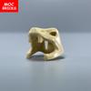 MOC Bricks Snakehead ninja Helmet Shoulder Dragon's Armor Action Figure Building blocks Assembles Particles Toys