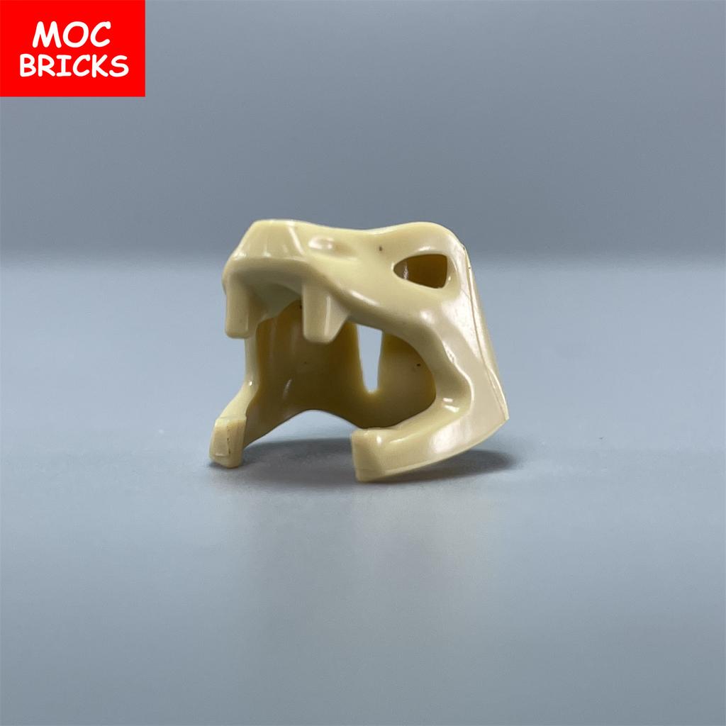 MOC Bricks Snakehead ninja Helmet Shoulder Dragon's Armor Action Figure Building blocks Assembles Particles Toys