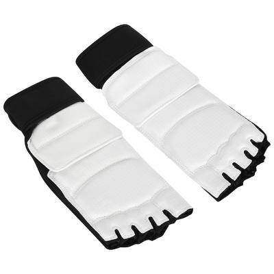 2 pièces Gants de Sparring Rembourrés à la Paume Gants de Boxe sans Doigts en PU Sparring Taekwondo