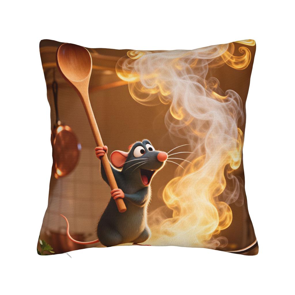 Pillow Cover Ratatouilles Graphic Cushion Cover Cute Funny Pillow Case For Sofa Car Home Decor Pillowcases