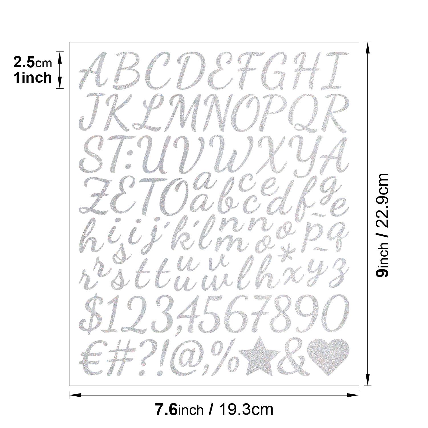 

Блестящая наклейка с буквами 1 дюйм Водонепроницаемая Декоративная поделка для выпускной шляпы Подарок Сделай сам Блестящая пудра Буквенно-цифровая наклейка
