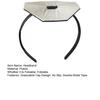Hair Hoop Graduation Cap Headband Strong Grip Double-Sided Tape Comfortable Fit Hair Styling Band Graduation Hat Accessory